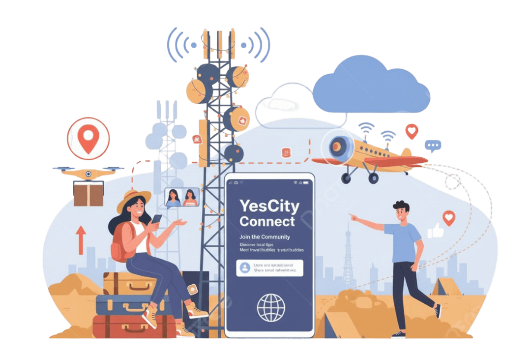 YesCity Connect Illustration